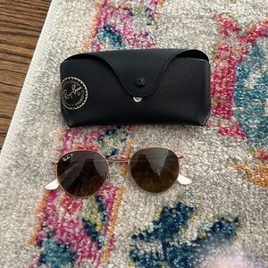 Custom polarized ray ban round sunglasses